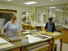 [photo, Conservation Lab, State Archives, Annapolis, Maryland]