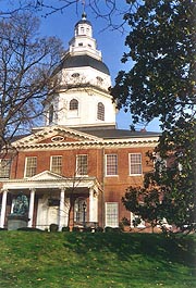 [photo, State House (from Maryland Ave.), Annapolis, Maryland]